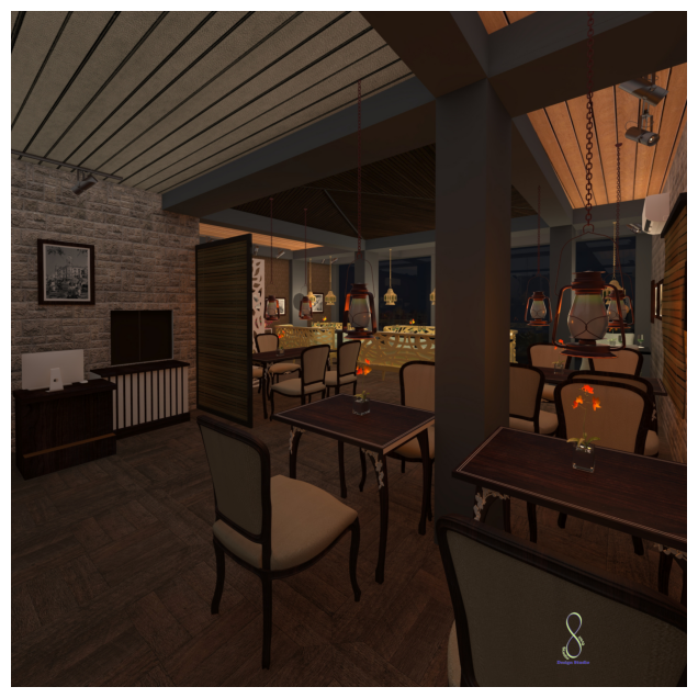 Restaurant Interior Render
